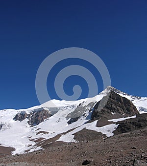 Cerro Cuerno Mountain against Blue Sky photo