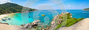 Beautiful Tropical Beach of the Similan Islands in Thailand