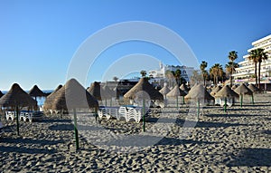 Beautiful tropical beach southern Tenerife.Canary Islands.Spain.