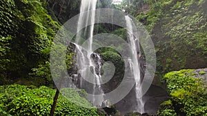 Beautiful tropical Falls. Bali, Indonesia.