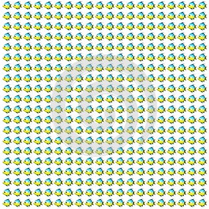 Beautiful Tropical Fisg wallpaper on a white background. 3d rendering.