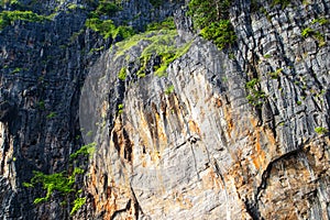 Beautiful tropical landscape of the Maya Bay in the Phi Phi Islands in Thailand