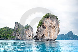 Beautiful tropical landscape of the Phi Phi Islands in Thailand