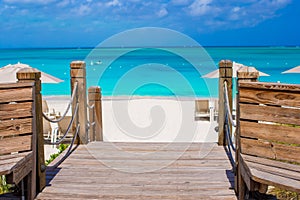 Beautiful tropical landscape on Providenciales