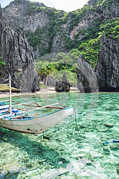 Krásny tropický scenérie v, filipíny 