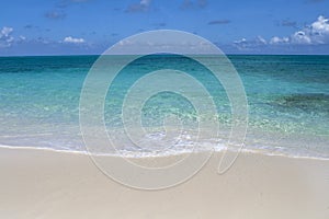 Beautiful tropical shoreline photo