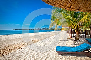 Beautiful tropical Sokha beach, Sihanoukville, Cambodia .