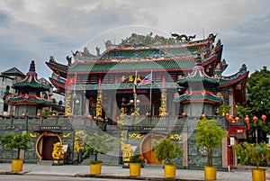 Tua Pek Kong Chinese Temple. Bintulu city, Borneo, Sarawak, Malaysia