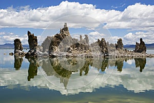 Beautiful Tuff columns at South Tufa, Mono Lake - California