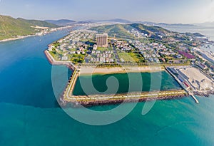 Beautiful, turquoise Paragon Beach, Nha Trang Vietnam photo