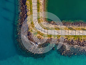 Beautiful, turquoise Paragon Beach, Nha Trang Vietnam photo