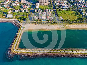 Beautiful, turquoise Paragon Beach, Nha Trang Vietnam photo