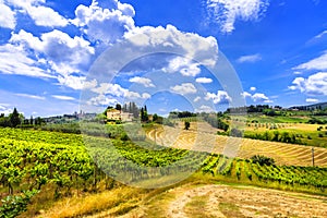 Beautiful Tuscany landscapes. Italy photo