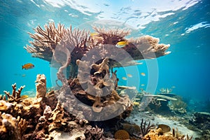 beautiful underwater coral perfect nature