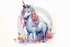 beautiful unicorn, doodle style illustrated by Generative AI