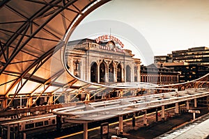 Beautiful Union Station of Denver Colorado .