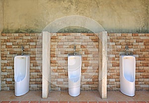 Beautiful Urinals at male toilet