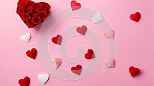 beautiful valentine background , romantic photo , valentine’s day