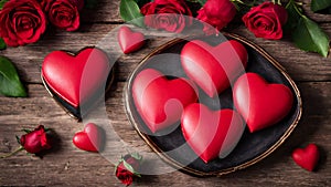 beautiful valentine background , romantic photo , valentine’s day