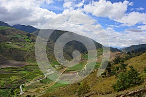 Beautiful valley at Los Paramos, Merida, Venezuela