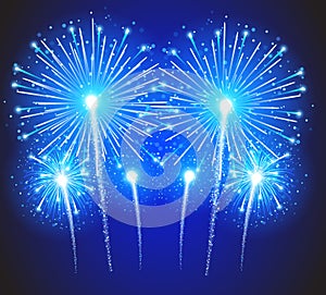 Beautiful Vector Fireworks