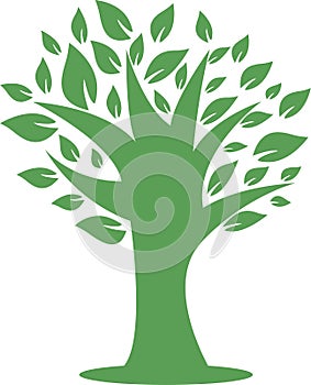 Beautiful vector image of the tree of life for web design