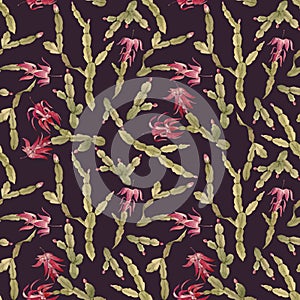 Schlumberger cactus vector pattern