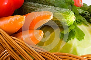 Beautiful vegetables. yield