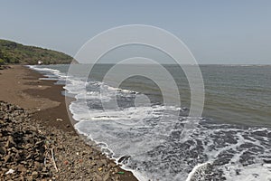 Beautiful Velas beach in Raigad district,Maharashtra,India photo