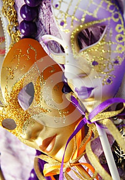 Beautiful Venetian carnival masks