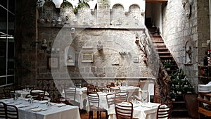 A beautiful venue in Sorrento Italy, historic building converted into a restaurant and cafe