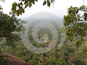 Beautiful vew from Sigiriya Lion Rock, Sri Lanka