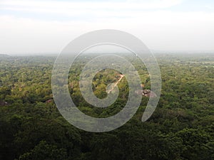 Beautiful vew from Sigiriya Lion Rock, Sri Lanka