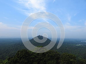 Beautiful vew from Sigiriya Lion Rock, Sri Lanka