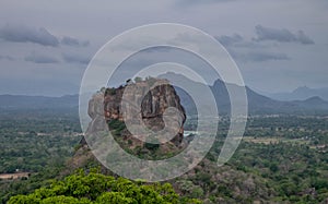 Beautiful vew from Sigiriya Lion Rock, Sri Lanka