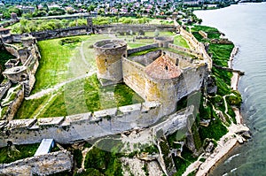 Beautiful view on Akkerman fortress in Belgorod-Dniester, Ukraine