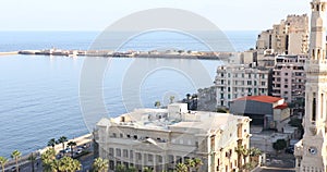 Beautiful view of Al Qaaed Ibrahim Basha Mosque in Alexandria