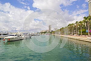 Beautiful view of alicante , spain