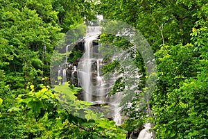 Beautiful view of Amicalola waterfalls in Georgia