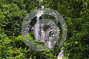 Beautiful view of Amicalola waterfalls in Georgia