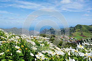 Beautiful view on Anaga Mountains rural park from the Mirador de