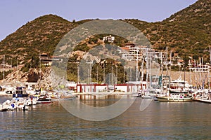 Beautiful view of Antalia harbor