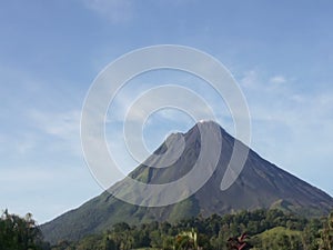 Beautiful view Arenal volcano espectacular