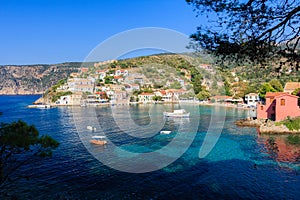 Beautiful view of Assos Kefalonia, Ionian islands, Greece