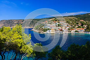 Beautiful view of Assos Kefalonia, Ionian islands, Greece