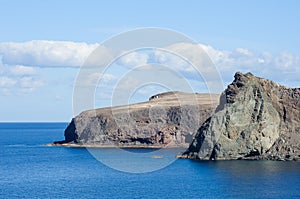 Beautiful view on Atlantic ocean from cliff