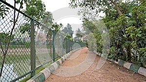 Beautiful view of BBMP Kalena Agrahara Lake. Spread across seven acres with freshwater, thick greenery lake