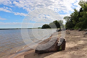 Beautiful view on the beach