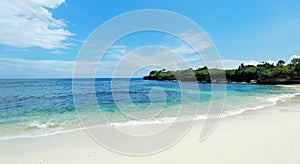 Beautiful view of a beach with clear skies