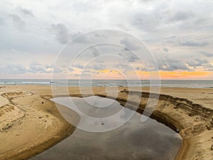 Beautiful view from the beach